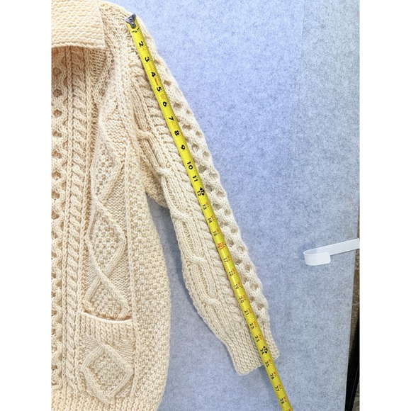 Carraig Aran Ireland Cable Knit Wool Fisherman's Sweater-No Size - See Pics - Picture 4 of 7